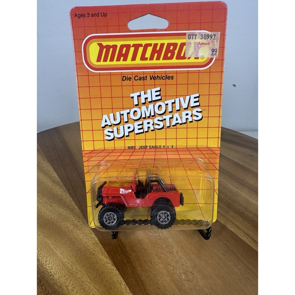 Vintage Matchbox The Automotive Superstars MB5 Jeep Eagle 4x4 New In Box